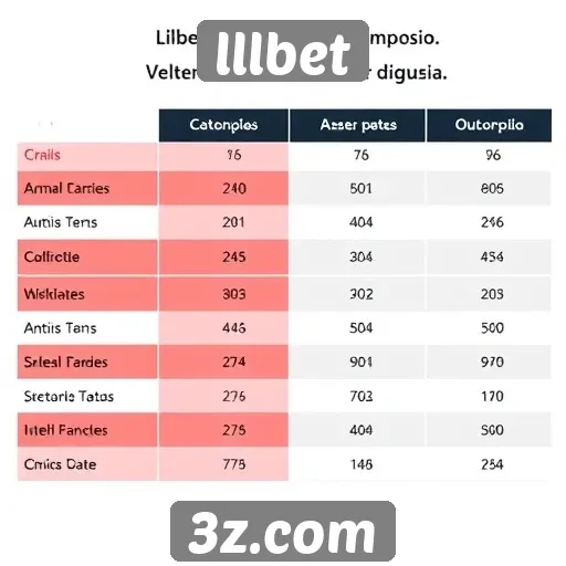 Comparativo entre lllbet e outros sites de apostas